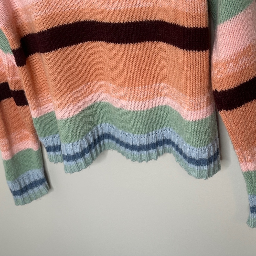 Sundance Wool Blend Size Small Colorful Striped S… - image 7